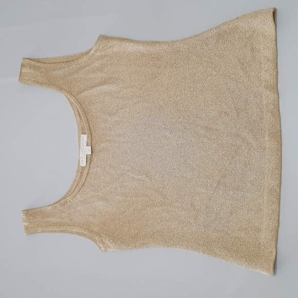 ST JOHN Basic Gold Thread Tank Top - Picture 5 of 8